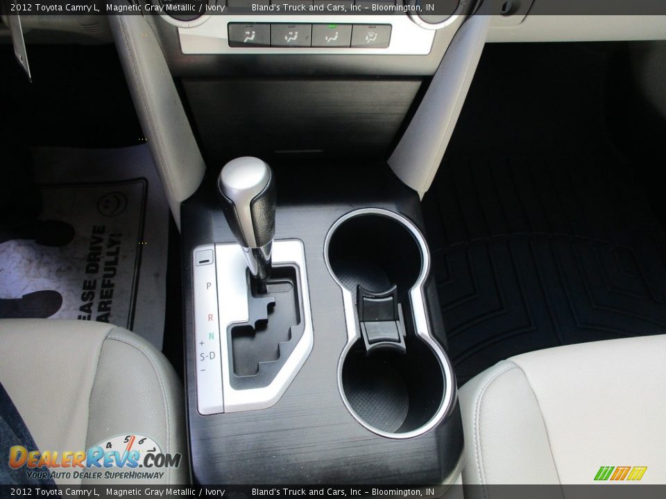 2012 Toyota Camry L Magnetic Gray Metallic / Ivory Photo #14