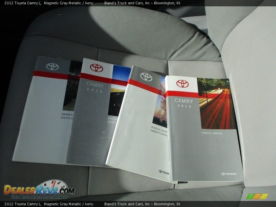 2012 Toyota Camry L Magnetic Gray Metallic / Ivory Photo #17