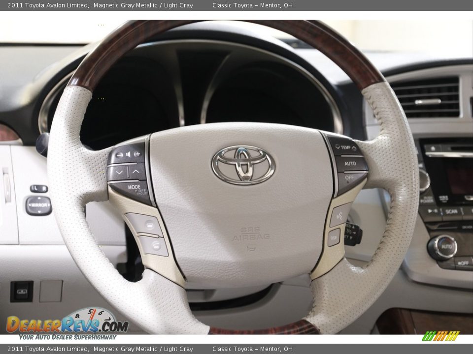 2011 Toyota Avalon Limited Magnetic Gray Metallic / Light Gray Photo #7