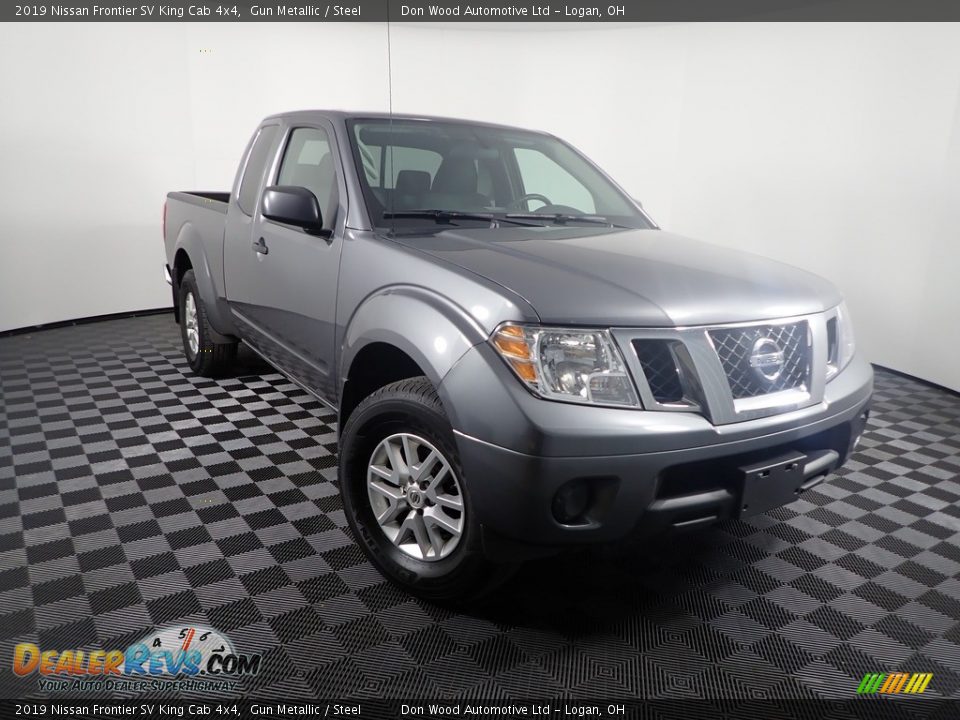 2019 Nissan Frontier SV King Cab 4x4 Gun Metallic / Steel Photo #4