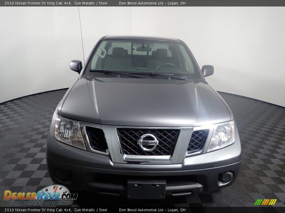 2019 Nissan Frontier SV King Cab 4x4 Gun Metallic / Steel Photo #6