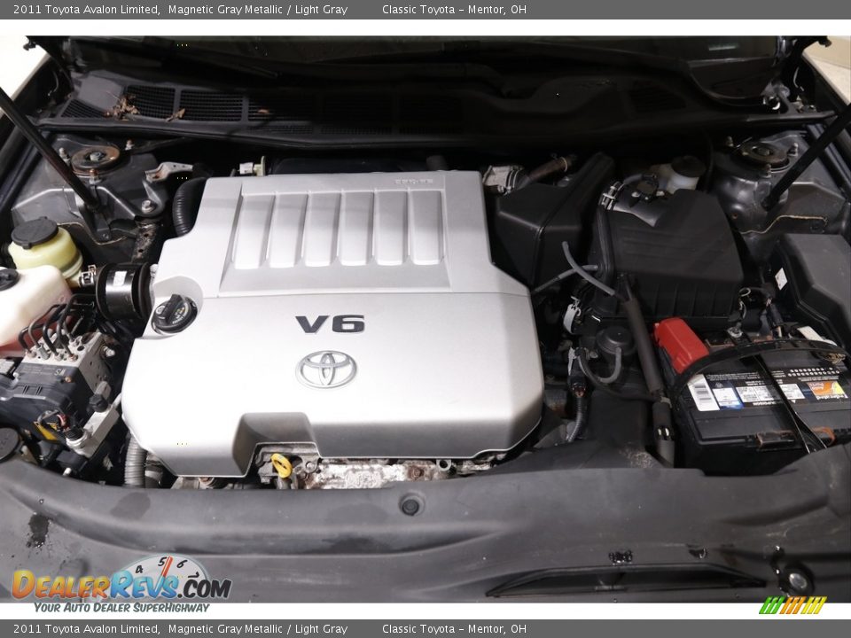 2011 Toyota Avalon Limited Magnetic Gray Metallic / Light Gray Photo #16