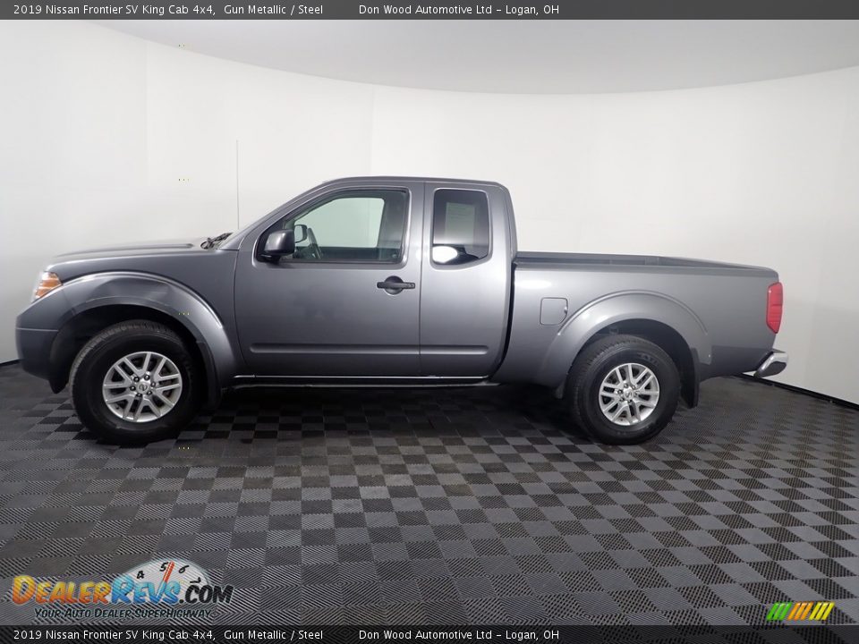 2019 Nissan Frontier SV King Cab 4x4 Gun Metallic / Steel Photo #8