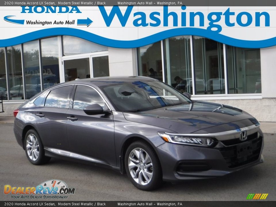 2020 Honda Accord LX Sedan Modern Steel Metallic / Black Photo #1