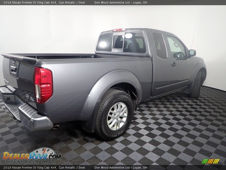 2019 Nissan Frontier SV King Cab 4x4 Gun Metallic / Steel Photo #12