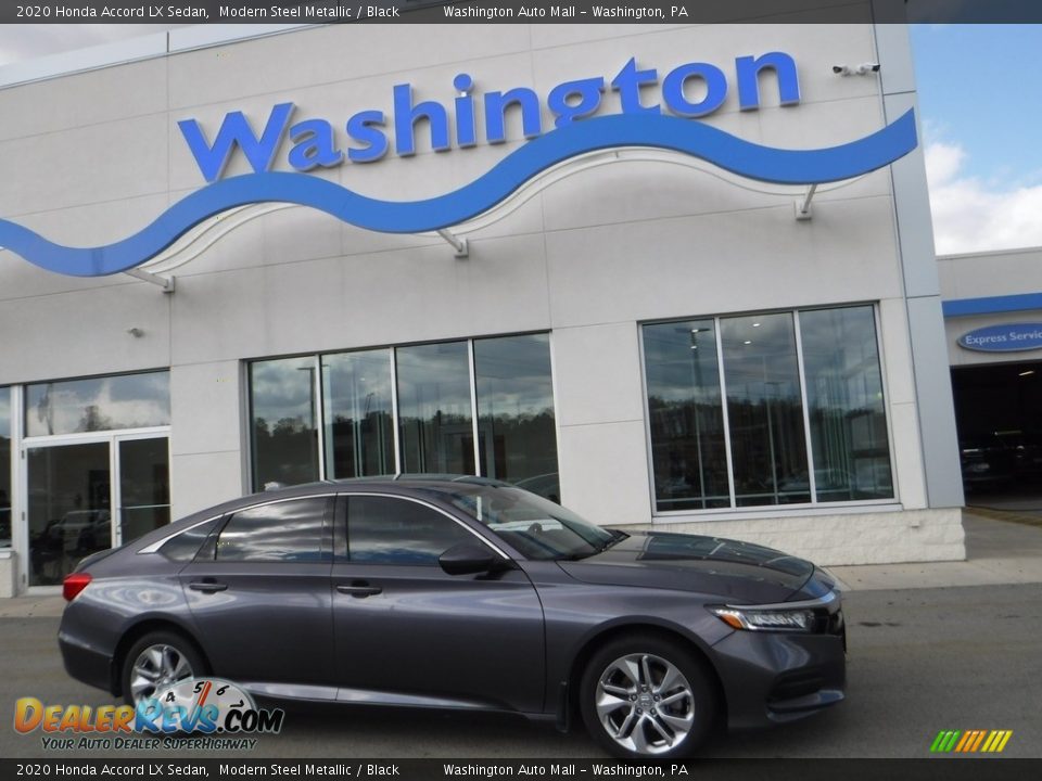 2020 Honda Accord LX Sedan Modern Steel Metallic / Black Photo #2
