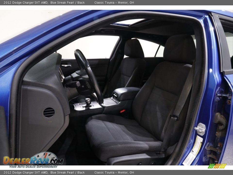 2012 Dodge Charger SXT AWD Blue Streak Pearl / Black Photo #5
