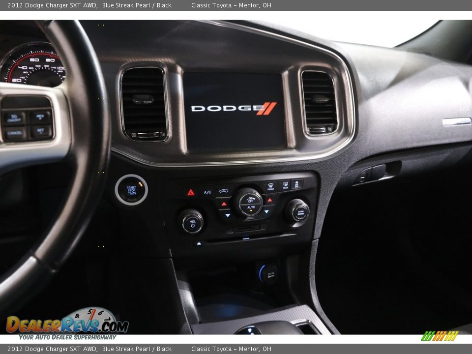 2012 Dodge Charger SXT AWD Blue Streak Pearl / Black Photo #9