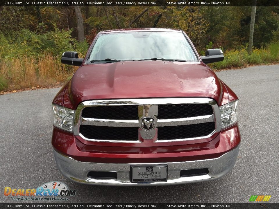 2019 Ram 1500 Classic Tradesman Quad Cab Delmonico Red Pearl / Black/Diesel Gray Photo #3