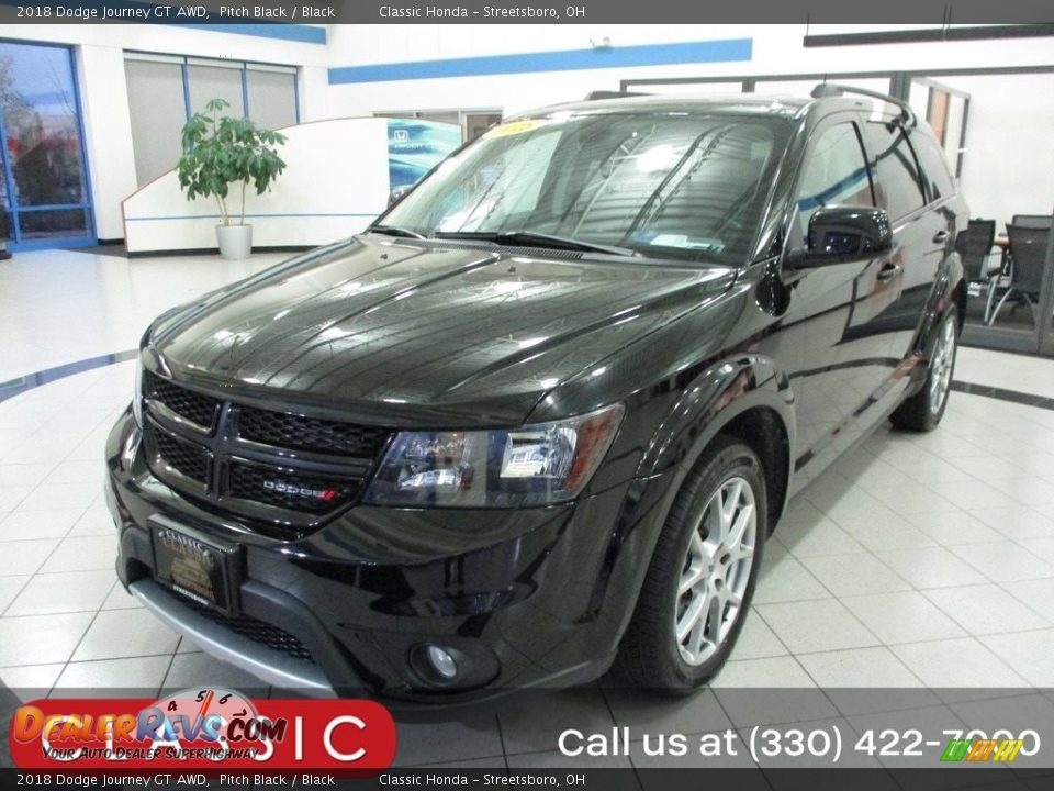 2018 Dodge Journey GT AWD Pitch Black / Black Photo #1