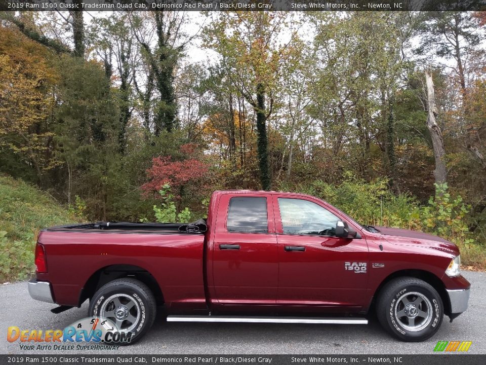 2019 Ram 1500 Classic Tradesman Quad Cab Delmonico Red Pearl / Black/Diesel Gray Photo #5