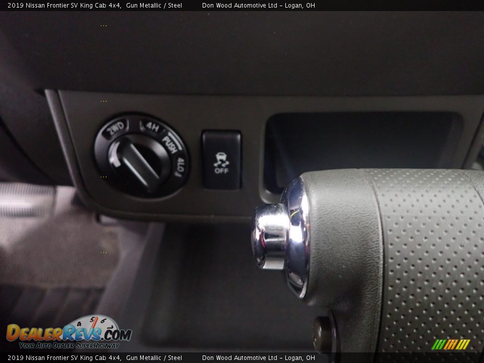 2019 Nissan Frontier SV King Cab 4x4 Gun Metallic / Steel Photo #22