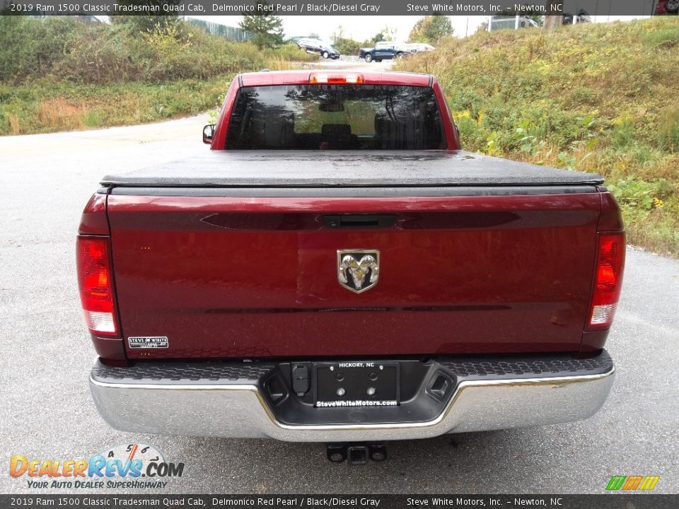 2019 Ram 1500 Classic Tradesman Quad Cab Delmonico Red Pearl / Black/Diesel Gray Photo #7