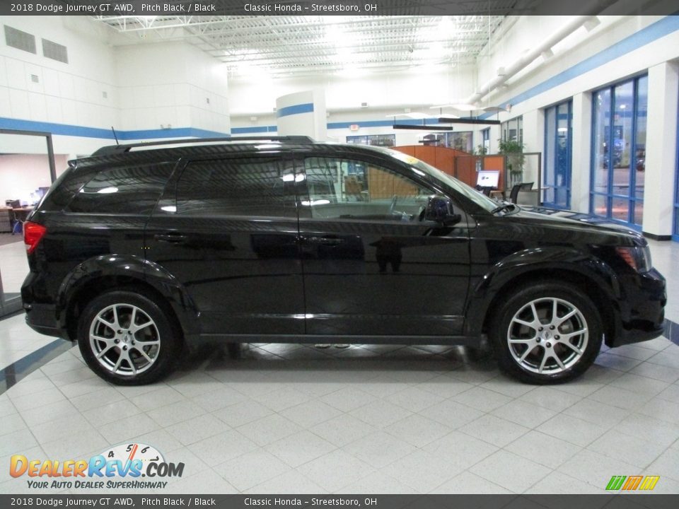 Pitch Black 2018 Dodge Journey GT AWD Photo #4