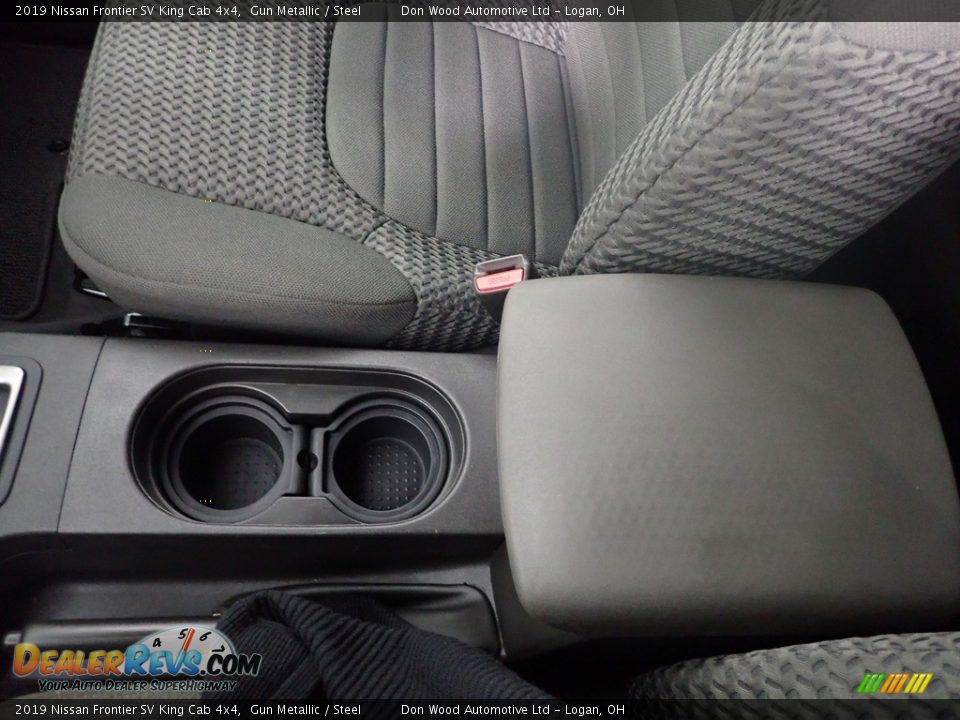 2019 Nissan Frontier SV King Cab 4x4 Gun Metallic / Steel Photo #24
