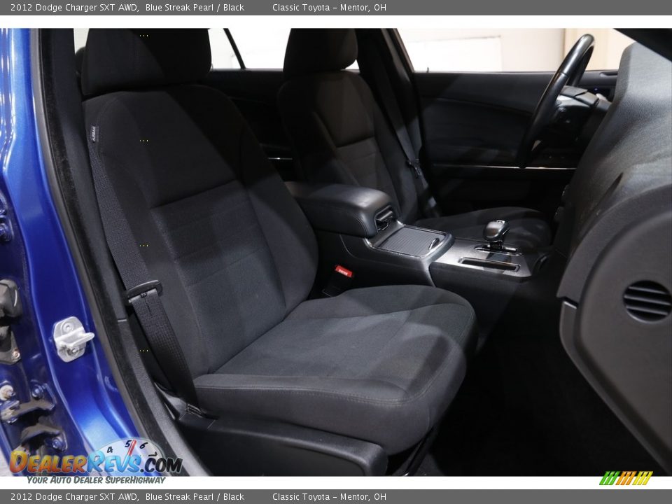 2012 Dodge Charger SXT AWD Blue Streak Pearl / Black Photo #17