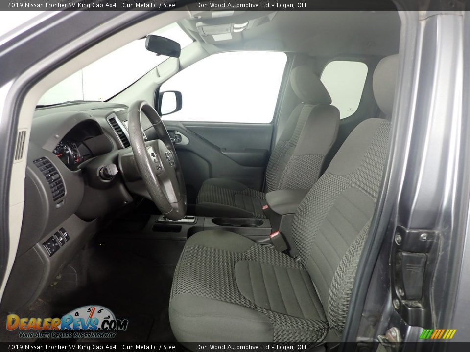 2019 Nissan Frontier SV King Cab 4x4 Gun Metallic / Steel Photo #25