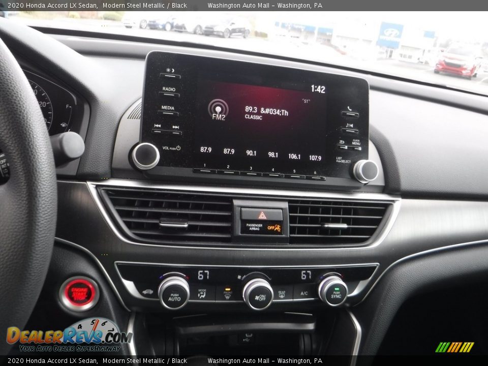 2020 Honda Accord LX Sedan Modern Steel Metallic / Black Photo #15