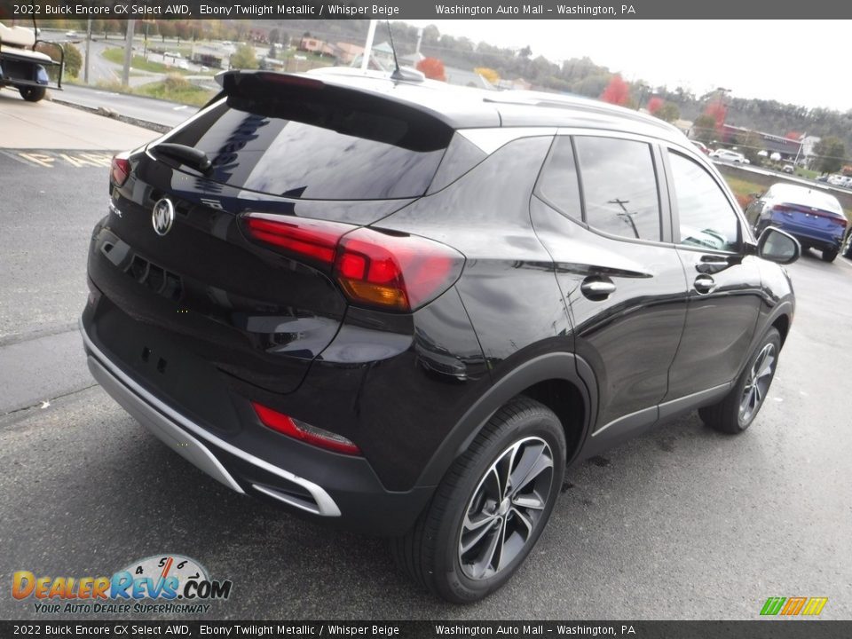 2022 Buick Encore GX Select AWD Ebony Twilight Metallic / Whisper Beige Photo #11