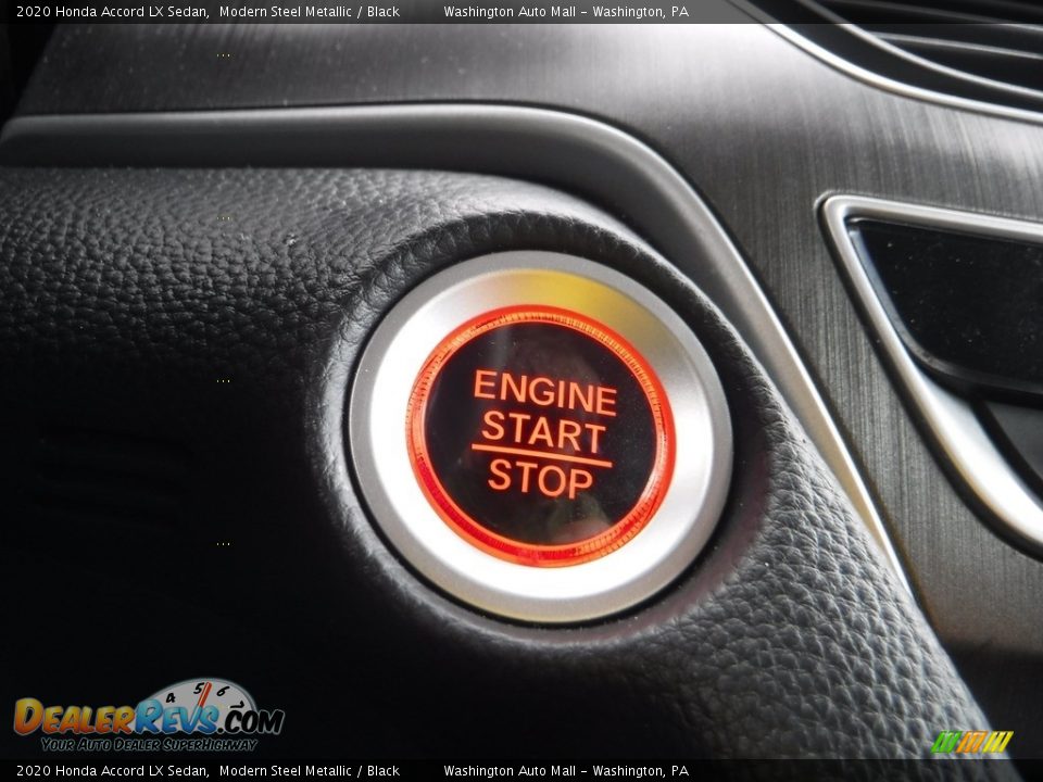 2020 Honda Accord LX Sedan Modern Steel Metallic / Black Photo #16