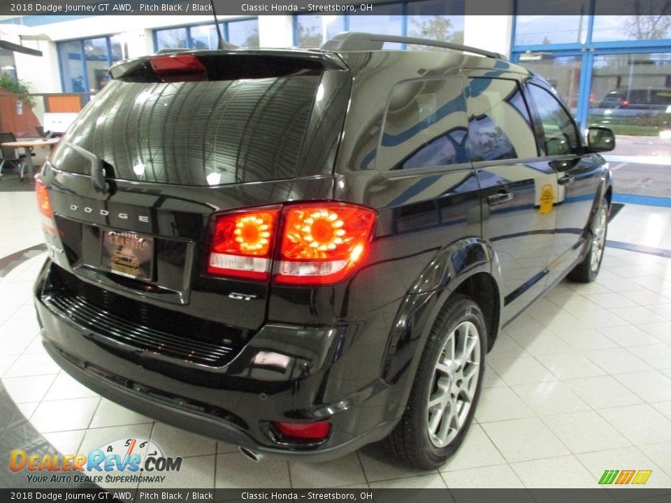 2018 Dodge Journey GT AWD Pitch Black / Black Photo #7