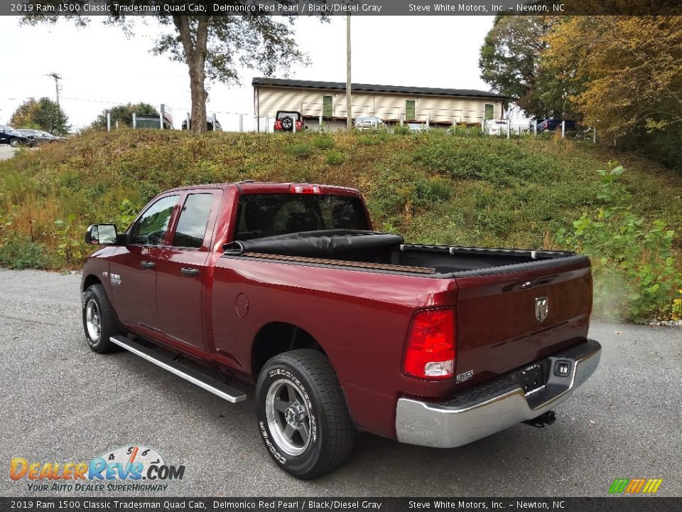 2019 Ram 1500 Classic Tradesman Quad Cab Delmonico Red Pearl / Black/Diesel Gray Photo #10