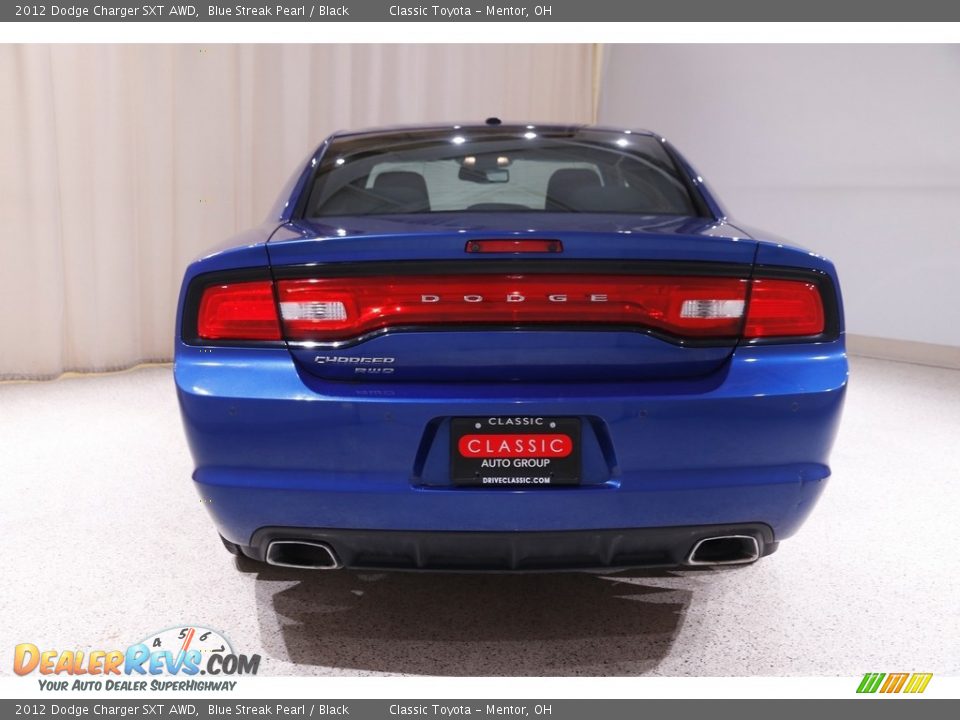 2012 Dodge Charger SXT AWD Blue Streak Pearl / Black Photo #20