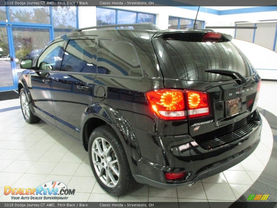 2018 Dodge Journey GT AWD Pitch Black / Black Photo #9