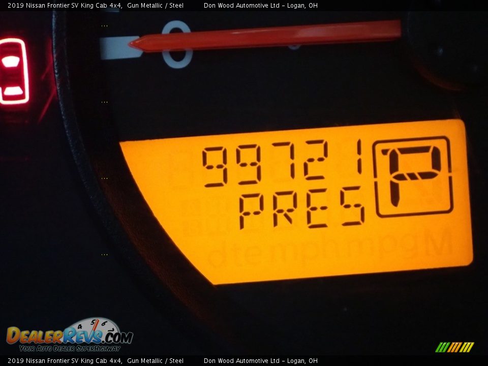 2019 Nissan Frontier SV King Cab 4x4 Gun Metallic / Steel Photo #31