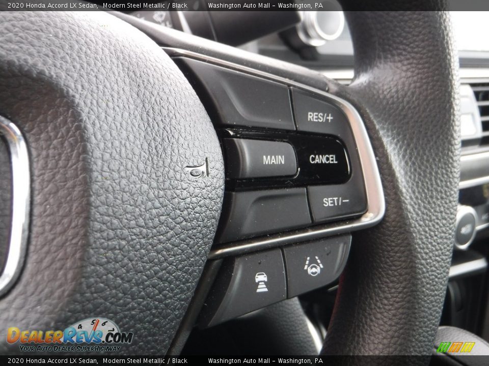 2020 Honda Accord LX Sedan Modern Steel Metallic / Black Photo #21