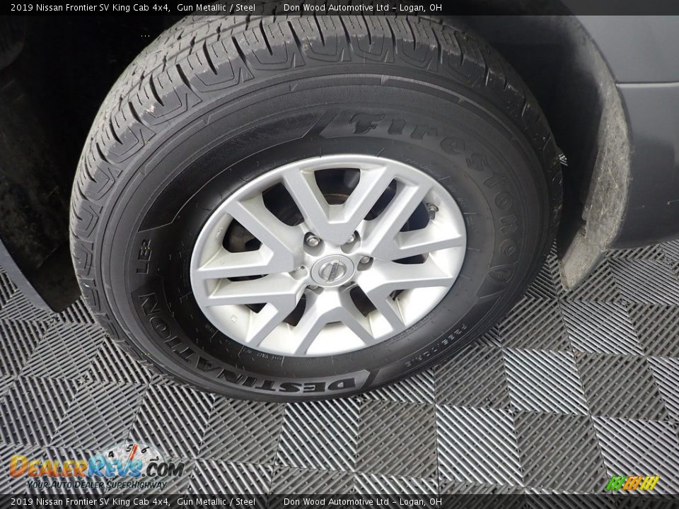 2019 Nissan Frontier SV King Cab 4x4 Gun Metallic / Steel Photo #32