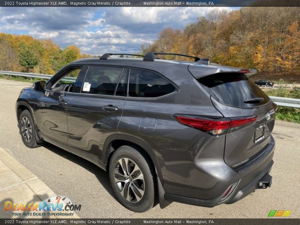 Magnetic Gray Metallic 2022 Toyota Highlander XLE AWD Photo #2