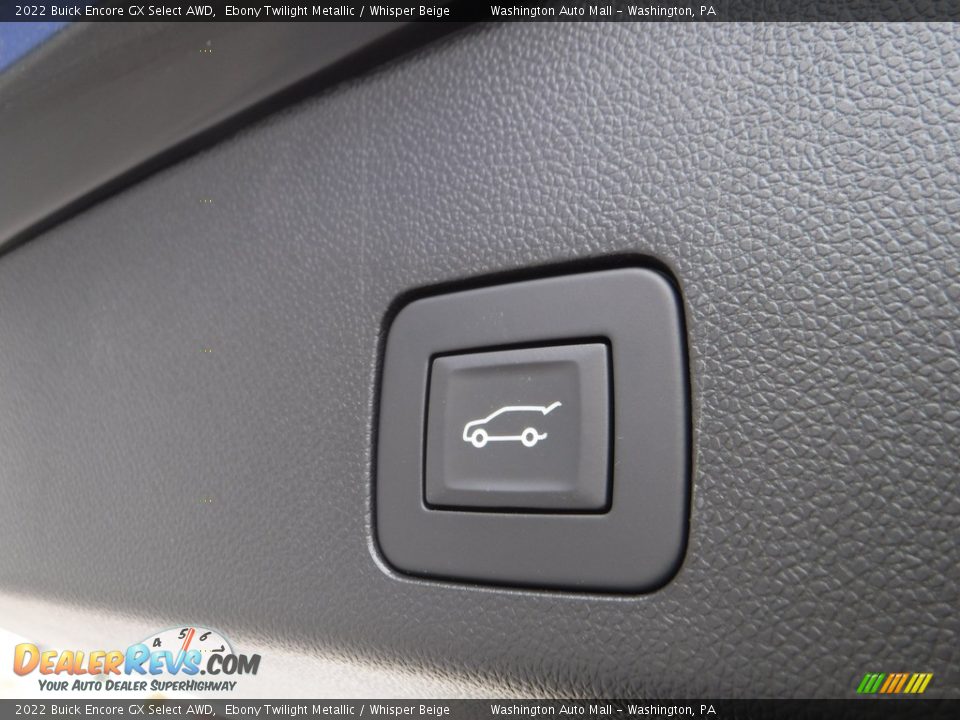 2022 Buick Encore GX Select AWD Ebony Twilight Metallic / Whisper Beige Photo #33