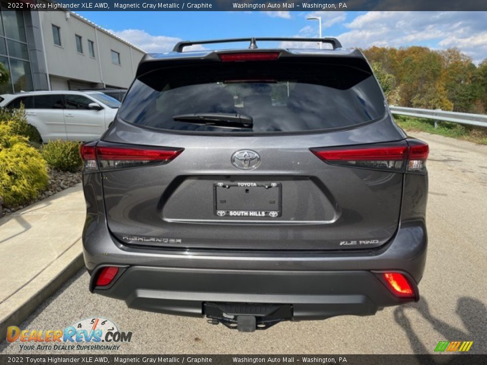 2022 Toyota Highlander XLE AWD Magnetic Gray Metallic / Graphite Photo #8