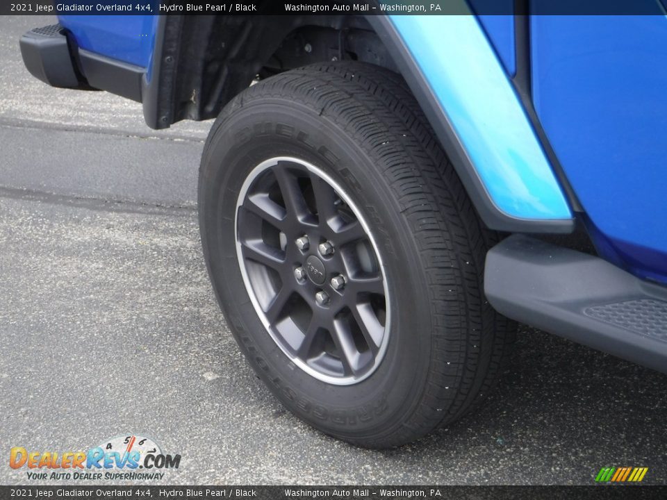 2021 Jeep Gladiator Overland 4x4 Hydro Blue Pearl / Black Photo #5