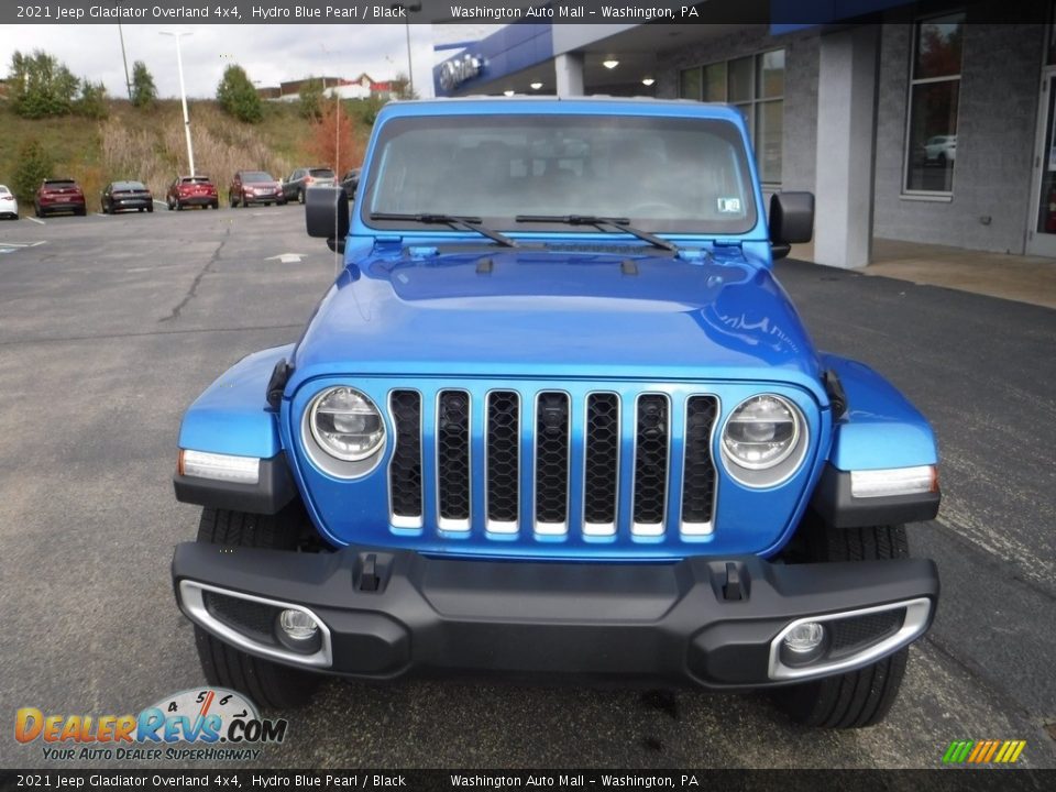 2021 Jeep Gladiator Overland 4x4 Hydro Blue Pearl / Black Photo #6