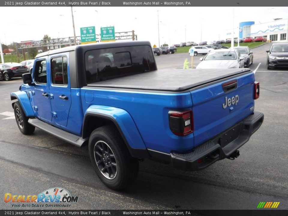 2021 Jeep Gladiator Overland 4x4 Hydro Blue Pearl / Black Photo #9