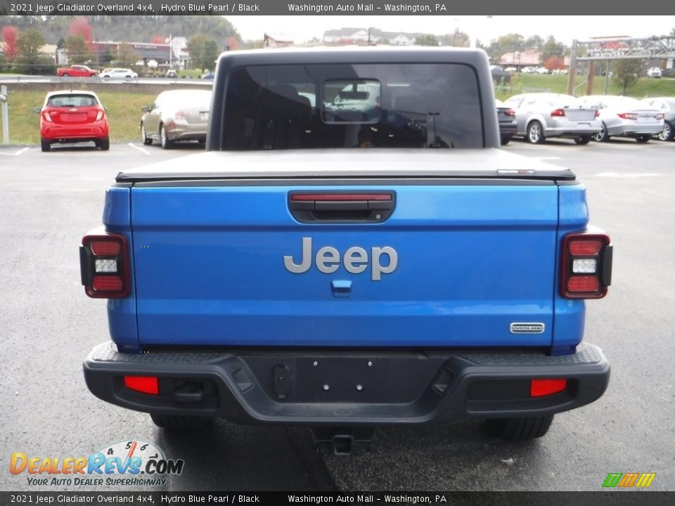 2021 Jeep Gladiator Overland 4x4 Hydro Blue Pearl / Black Photo #10