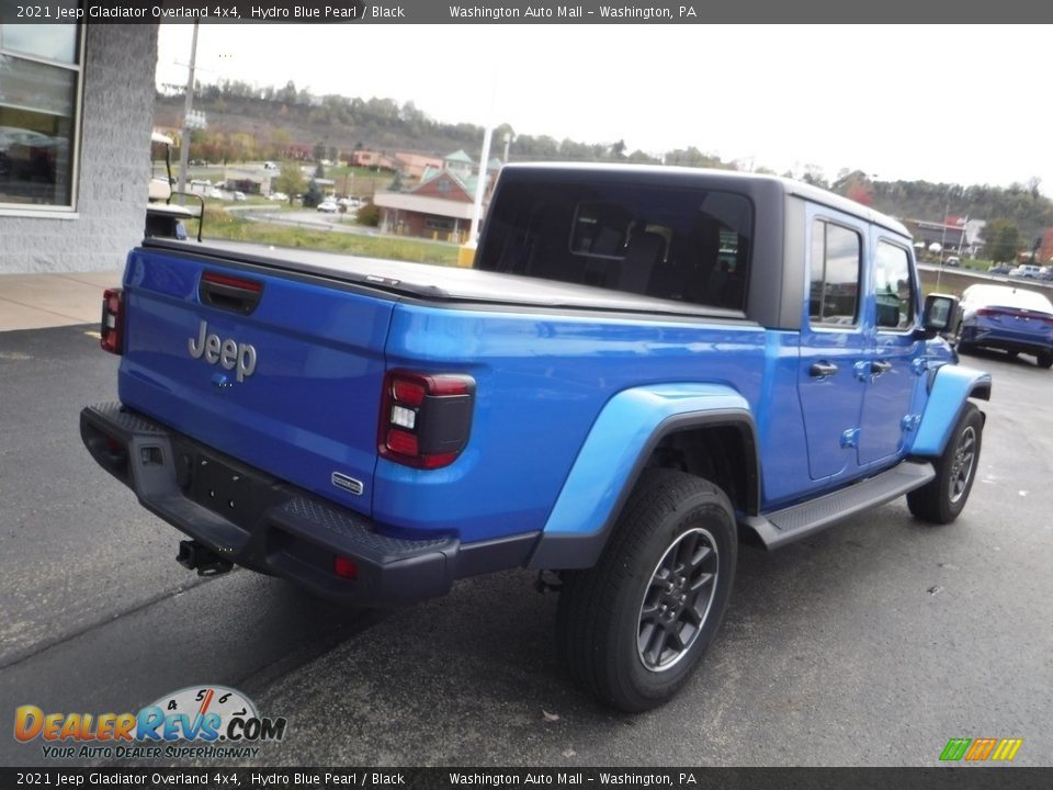 2021 Jeep Gladiator Overland 4x4 Hydro Blue Pearl / Black Photo #11