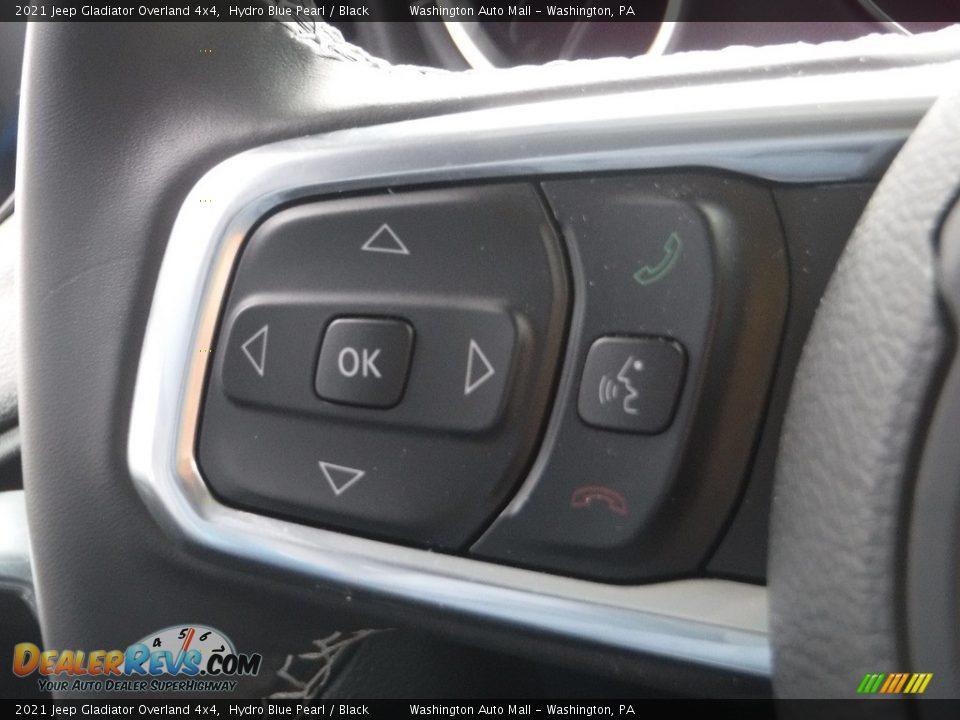 2021 Jeep Gladiator Overland 4x4 Hydro Blue Pearl / Black Photo #30