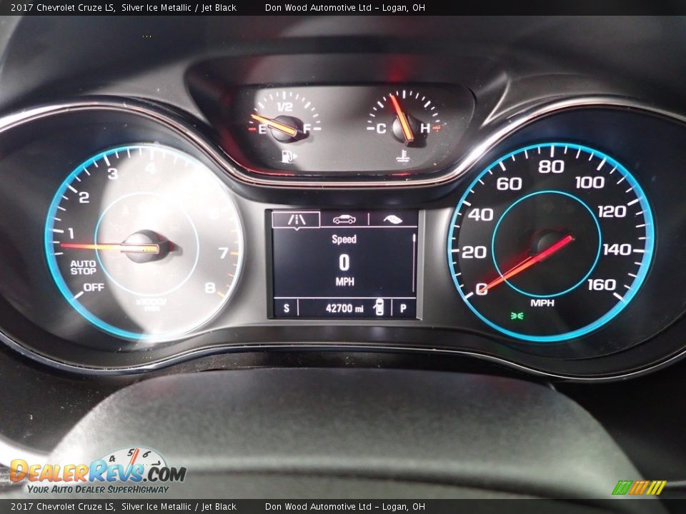 2017 Chevrolet Cruze LS Silver Ice Metallic / Jet Black Photo #21
