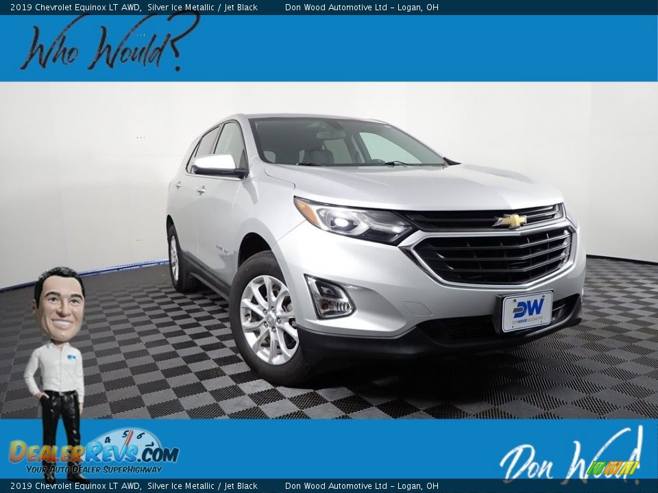 2019 Chevrolet Equinox LT AWD Silver Ice Metallic / Jet Black Photo #1