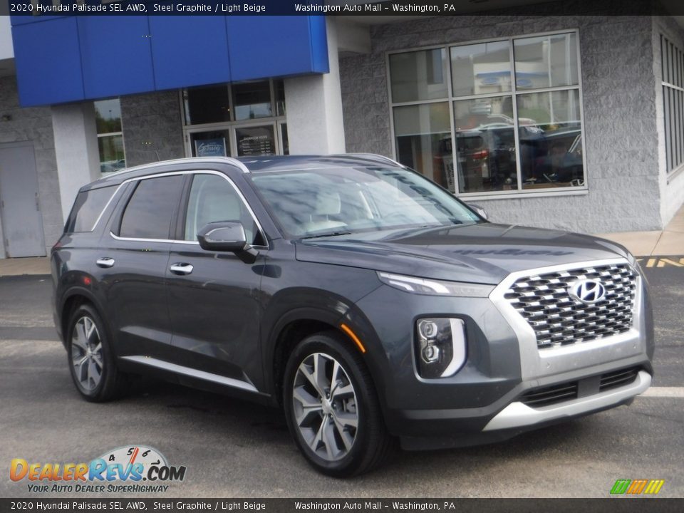 2020 Hyundai Palisade SEL AWD Steel Graphite / Light Beige Photo #1