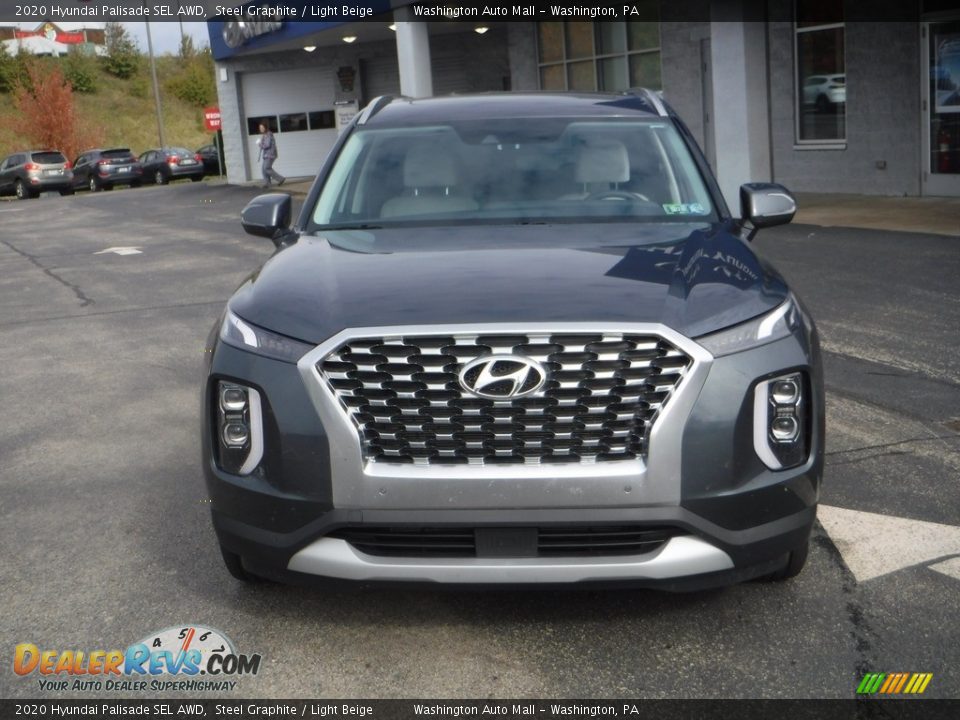 2020 Hyundai Palisade SEL AWD Steel Graphite / Light Beige Photo #4