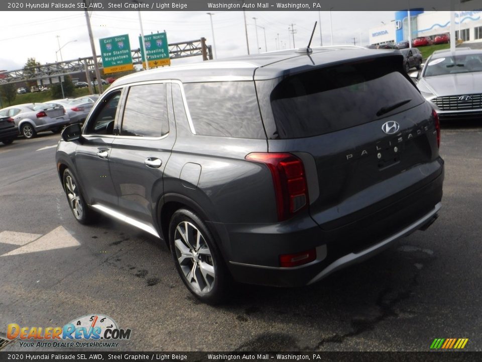 2020 Hyundai Palisade SEL AWD Steel Graphite / Light Beige Photo #7