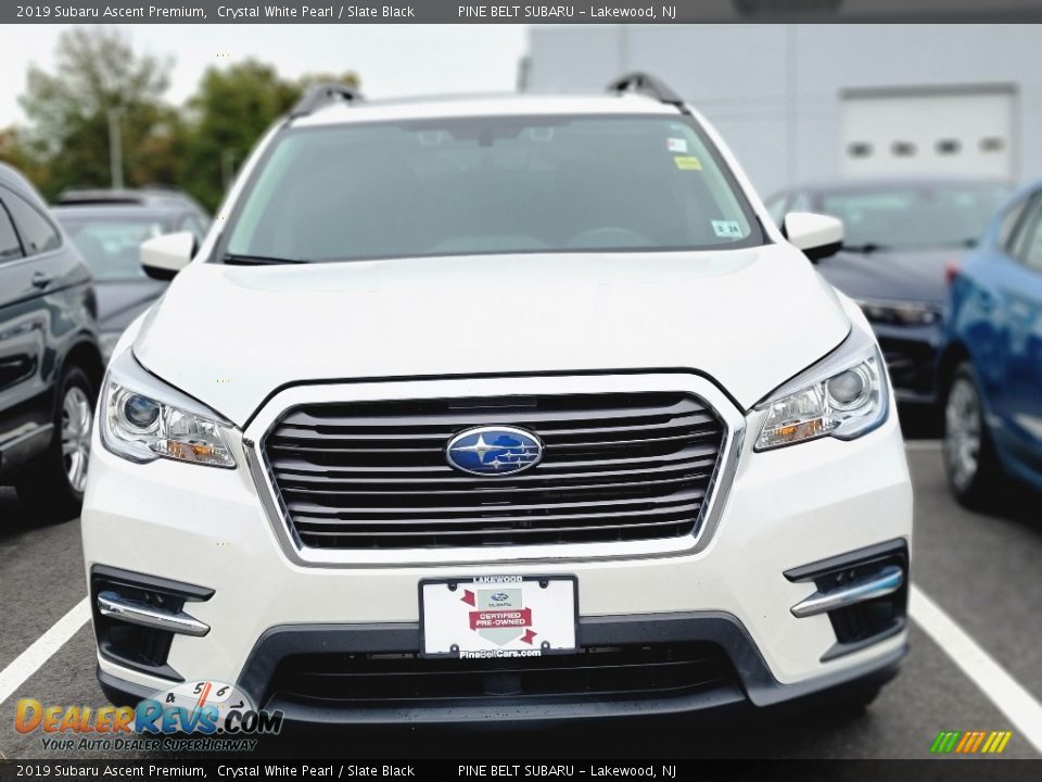 2019 Subaru Ascent Premium Crystal White Pearl / Slate Black Photo #2