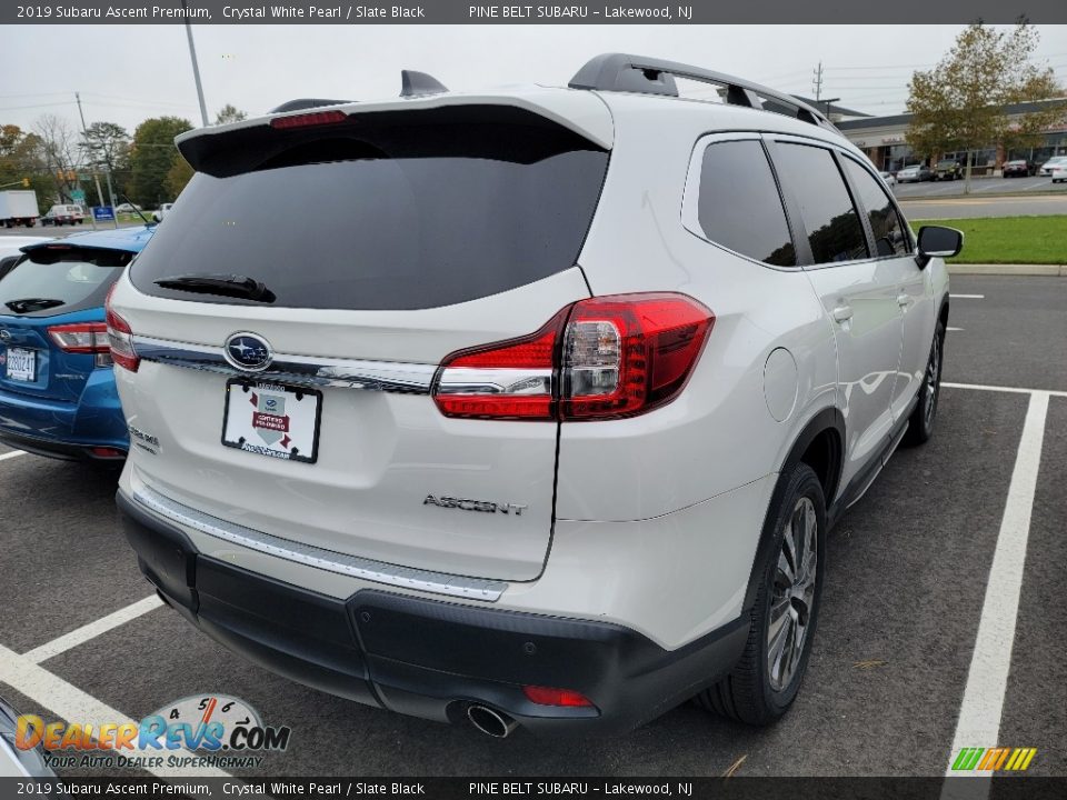 2019 Subaru Ascent Premium Crystal White Pearl / Slate Black Photo #3