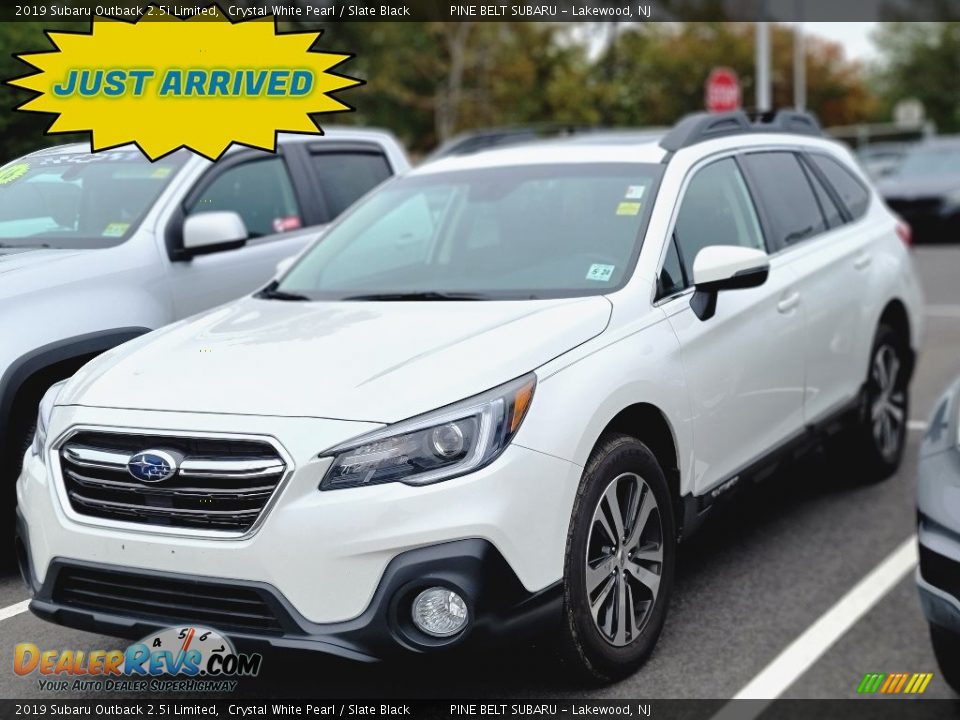 2019 Subaru Outback 2.5i Limited Crystal White Pearl / Slate Black Photo #1