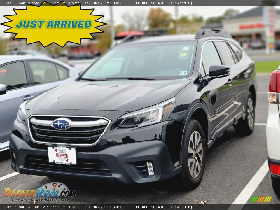 2020 Subaru Outback 2.5i Premium Crystal Black Silica / Slate Black Photo #1