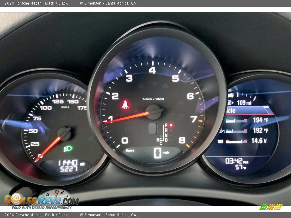 2020 Porsche Macan  Gauges Photo #23